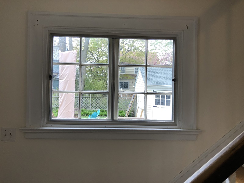 The old windows were almost 100 years old 